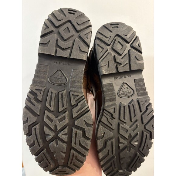 Herman Survivors Steel Toe Waterproof Oil Resistant Men’s Boots 10.5 Brown Black - Picture 7 of 14